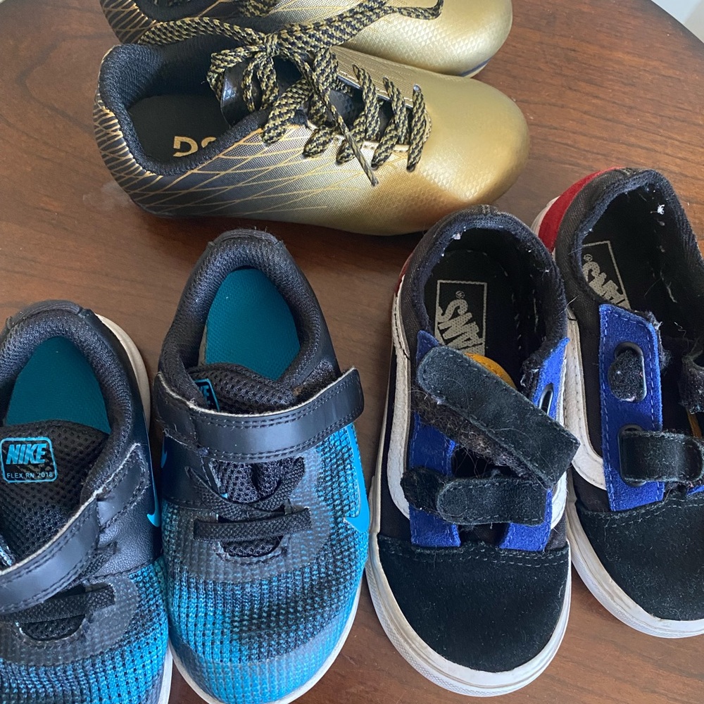 3 pairs toddler tennis shoes